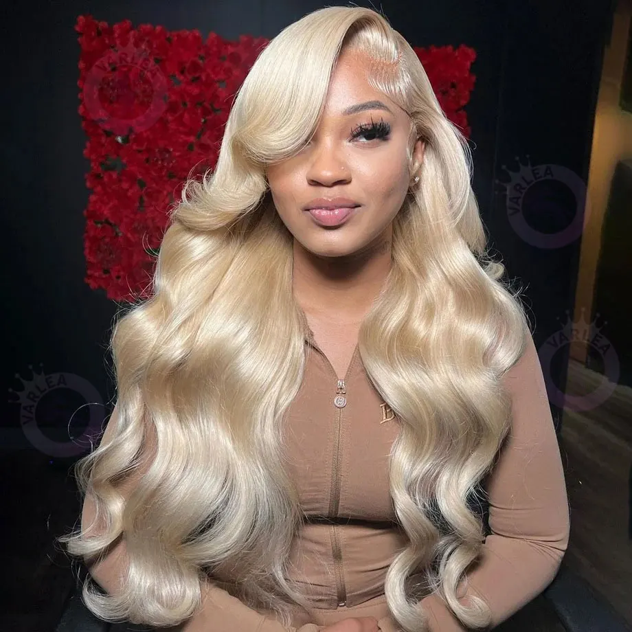 30 inch 613 Hd Lace Frontal Wig 13x6 13x4 Body Wave Human Hair Wigs Blonde Human Lace Front Wig 180% Density 613 Human Hair Wig