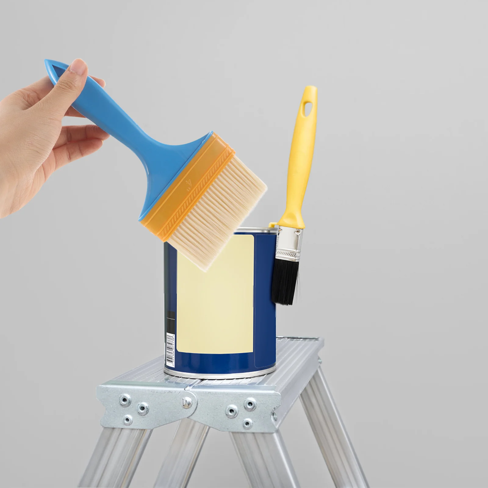 

Plastic Handle Brush Multi Functional Durable Chemical Fiber Fine Bristles for Furniture Paint Chalk Wax Professional Paint