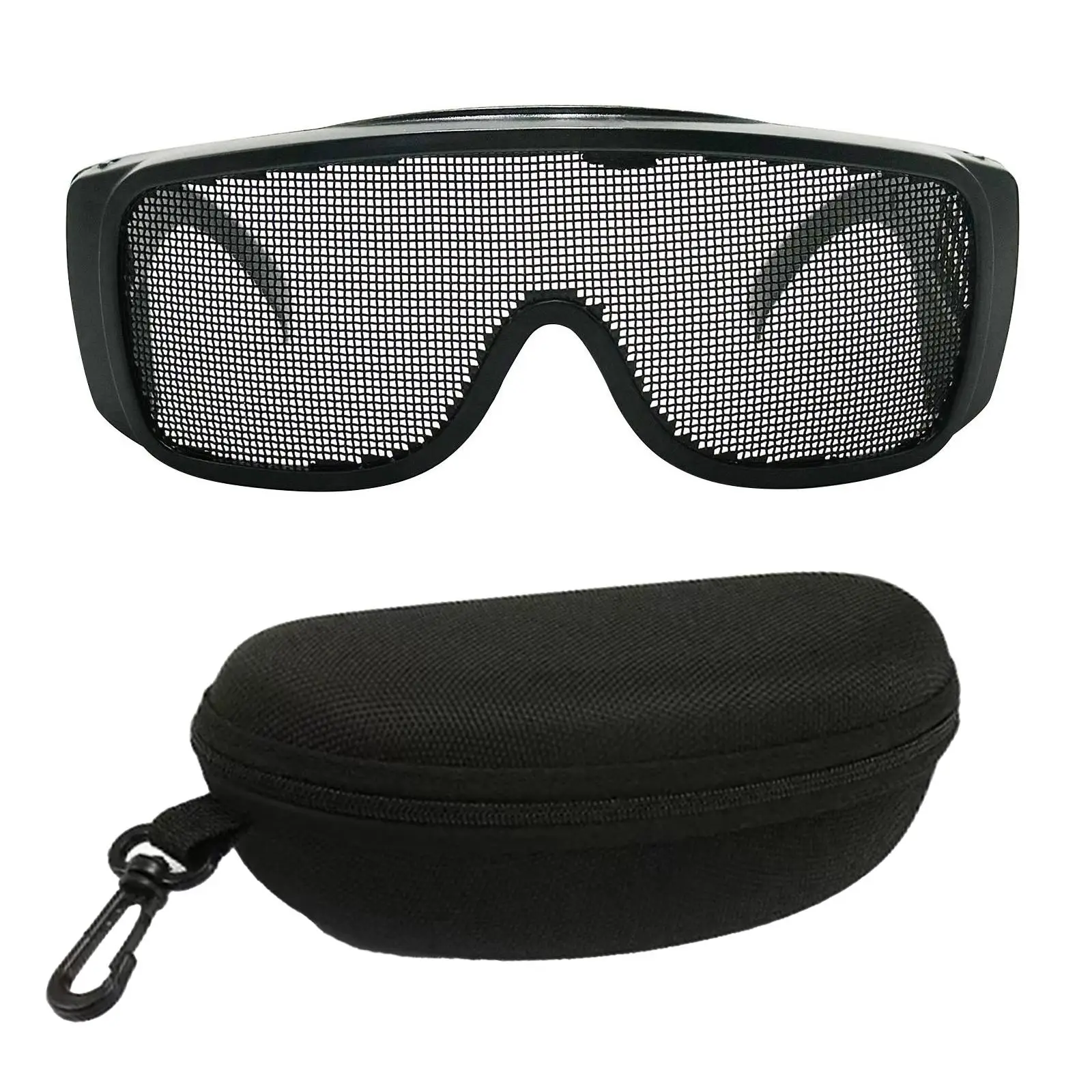 Goggles Safety Work Protection Glasses for Farming and Outdoor Use with Durable PC and Stainless Steel Mesh Structure