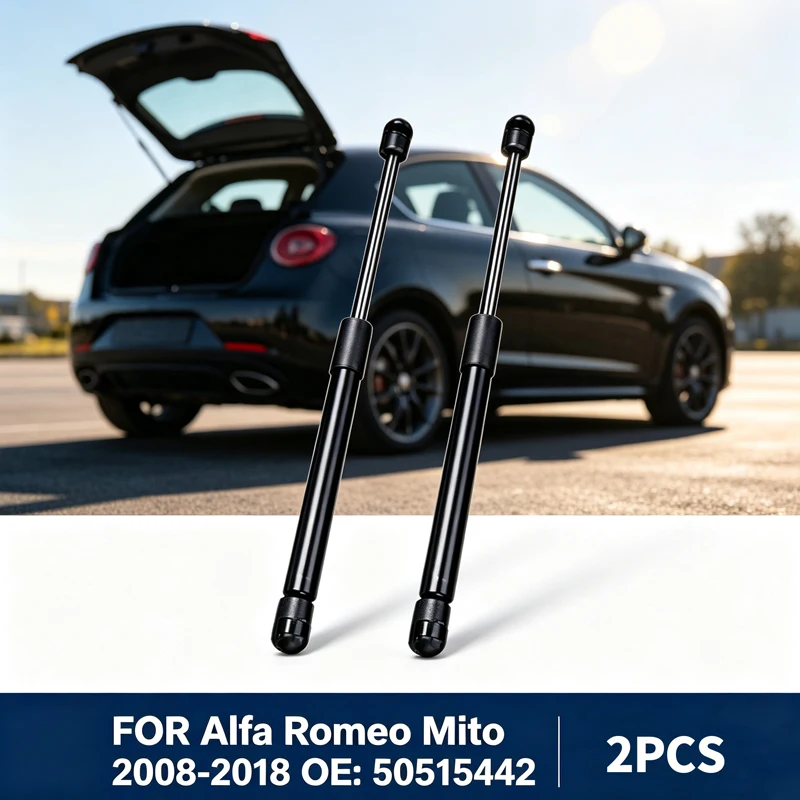 2PCS pour ALFA ROMEO MITO Hatchback 955 – Amortisseurs de hayon arrière – Accessoires auto 2008-2018 50515442