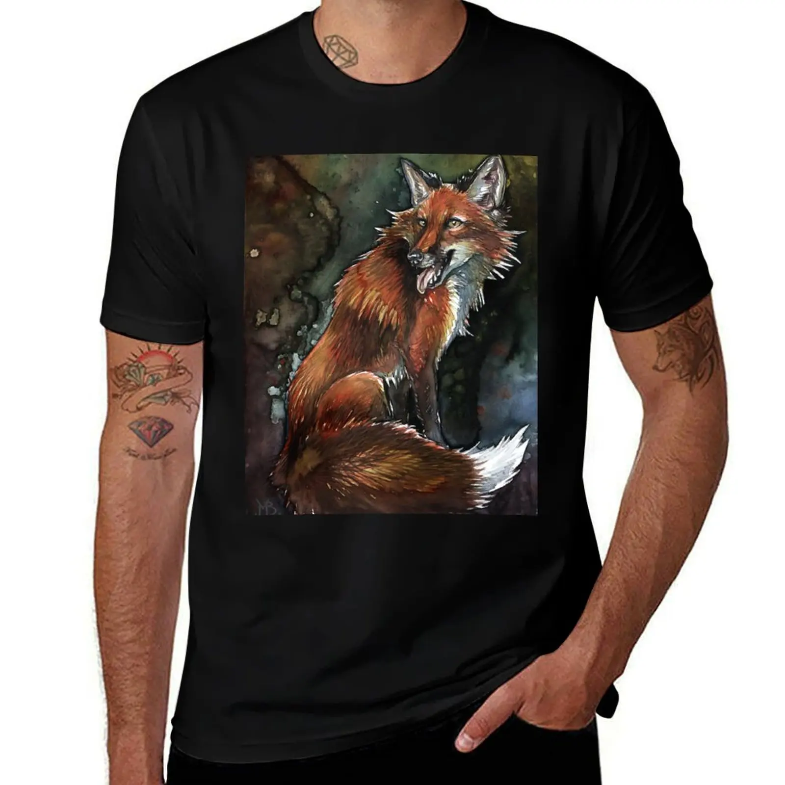 

Vulpes T-Shirt man t shirt cotton funny t shirts man T-Shirt