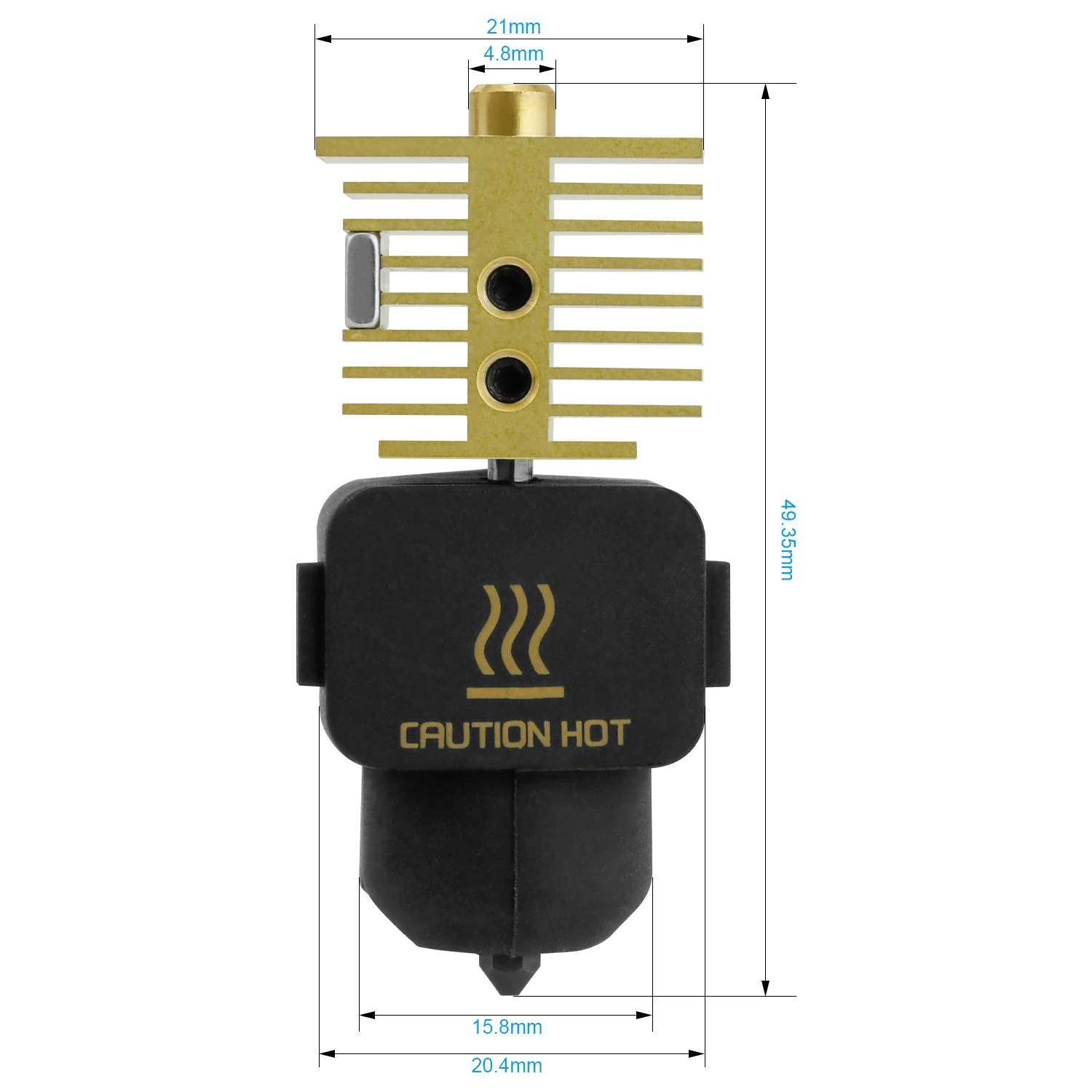 NEW Hotend For Bambu Lab A1 Mini Assembly Hotend Kit 0.2 0.4 0.6 0.8MM Replaceable Nozzle For 3D Printer Bamboo Lab A1/A1 Mini
