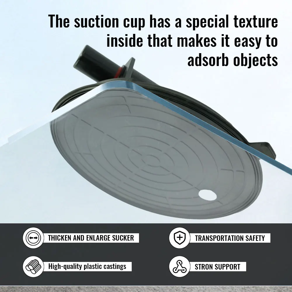 Vacuum Suction Cup 200kg Loading Capacity Heavy Duty Vacuum Spreader for Tile Adsorption Granite Glass Lifting 8 inch Cup