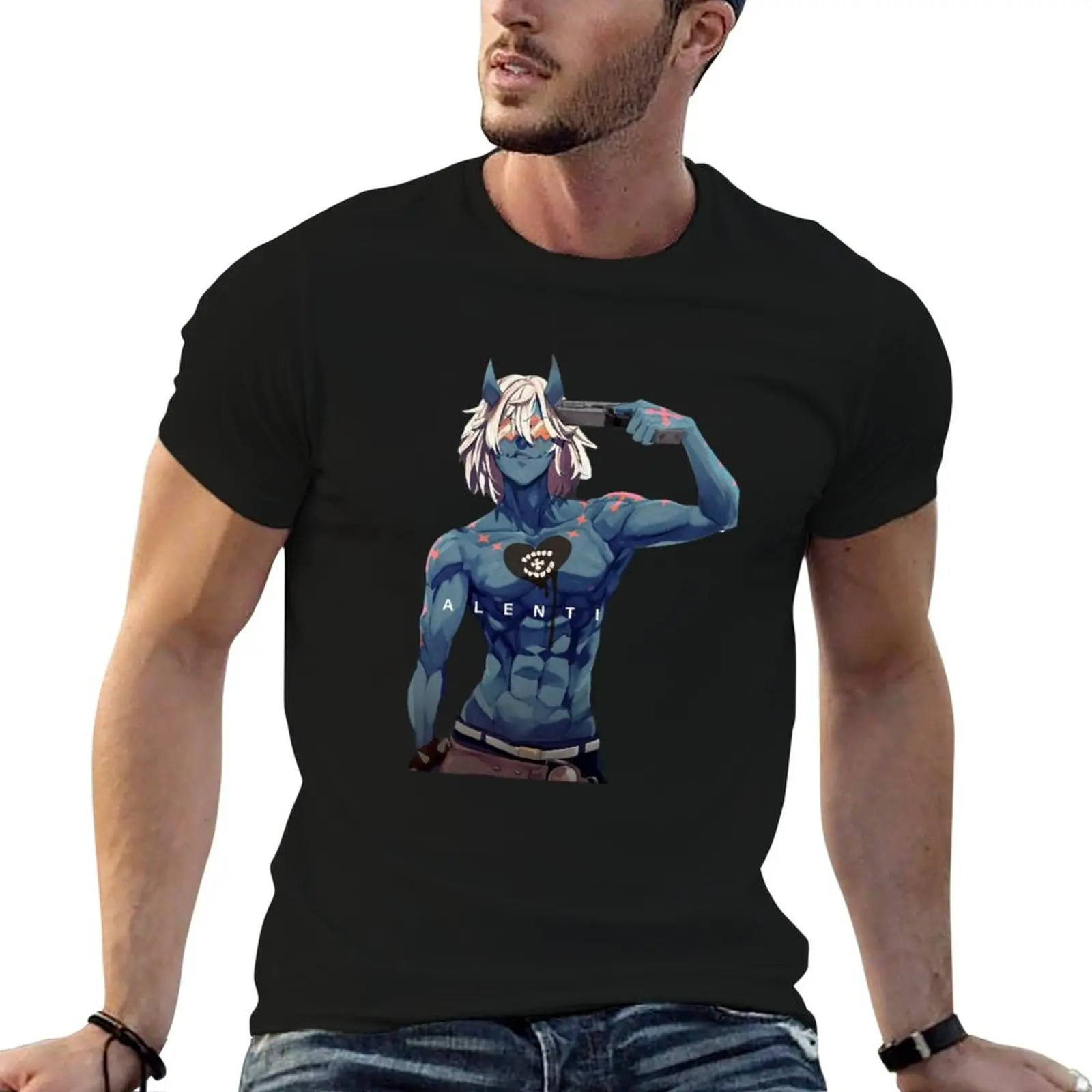 Guilty Gear Happy Chaos T-Shirt Fashion Casual Short Sleeve T-Shirt