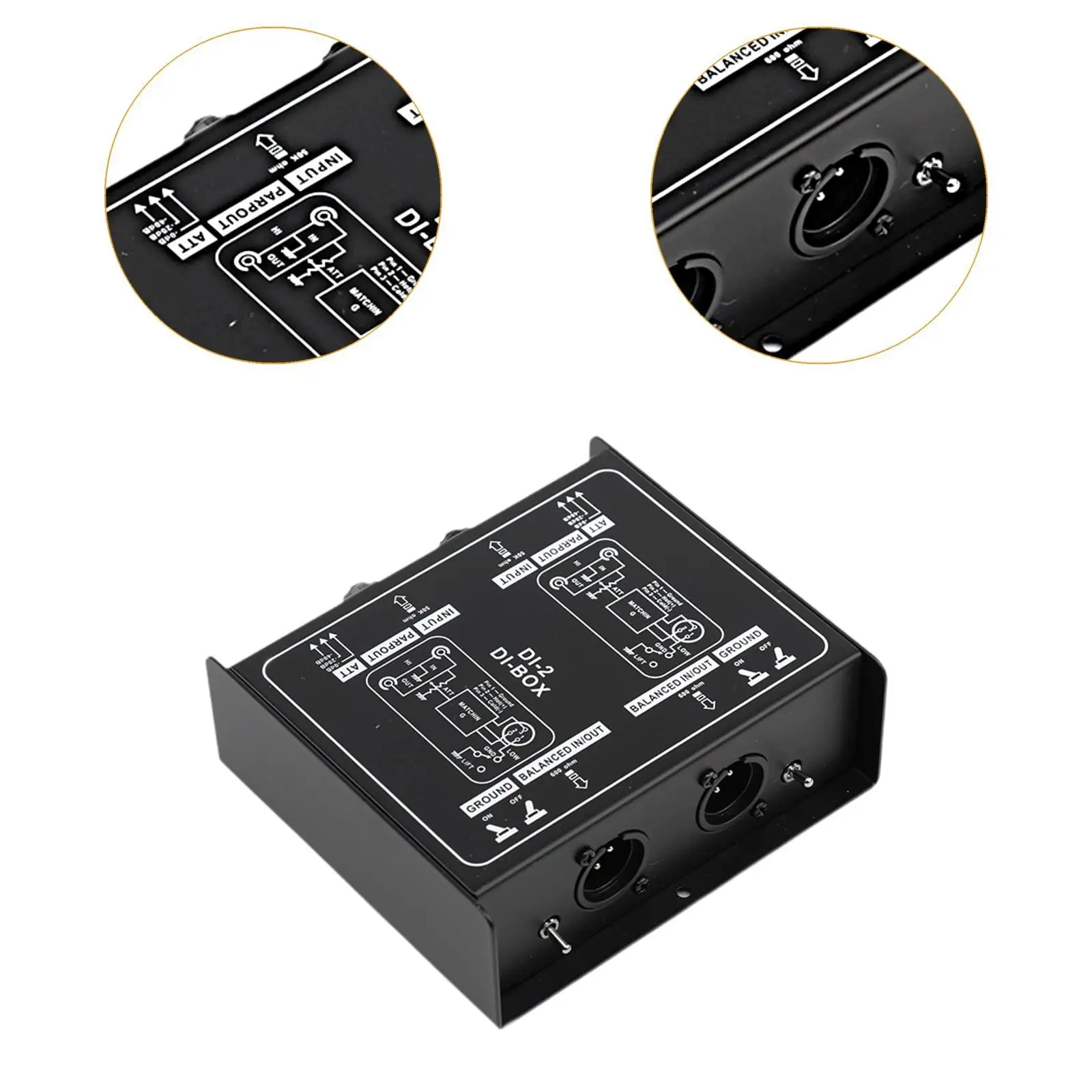 صندوق المباشر السلبي Bass Studio Live Di Box لمهندسي الصوت المحترفين #5