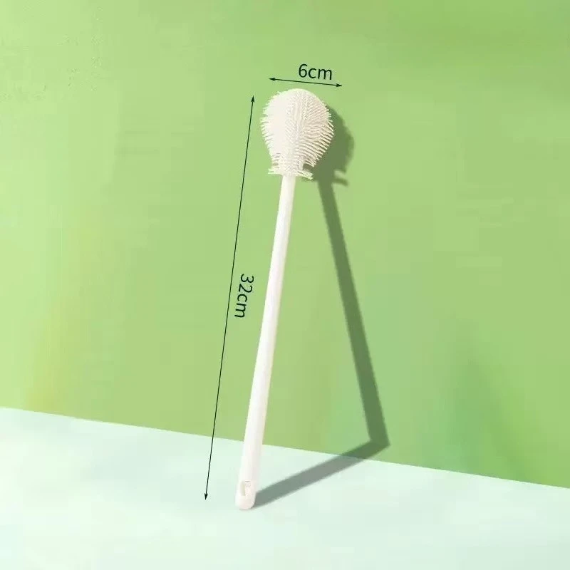 Foldable 360 Degree Comprehensive Cleaning Silicone Brush with Long Handle Design, Reusable for Bottles and Cups view 6