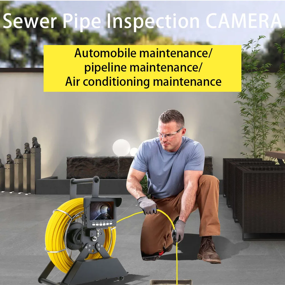 MAOTEWANG Sewer Pipe Inspection Camera 17MM 4.3