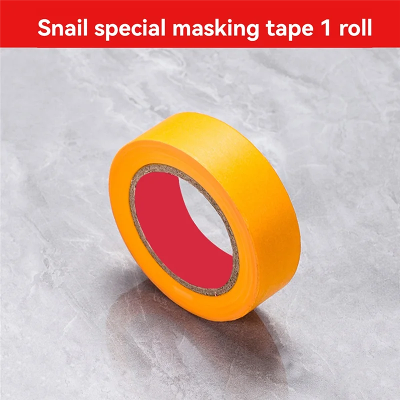 

A20F-Masking Tape Dispenser Masking Paint Tape Applicator W Scale Adjustable Width For Wall Door Window (With 5 Roll Tape)