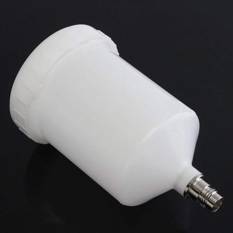 For Sata Sprayer Cup Connector Jet Paint Sprayer 600Ml white Plastic Hvlp Paint Cup Pot Accessories