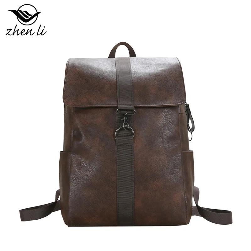 

PU leather backpack Korean niche, elegant gift casual backpack backpack Baigou luggage