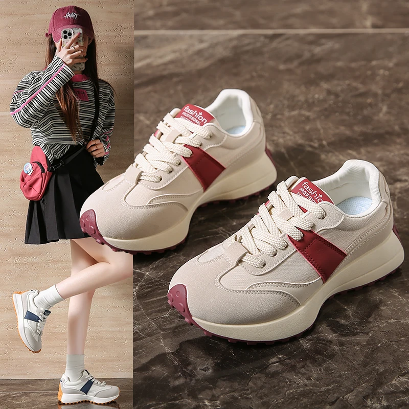 

Women Shoes Breathable All-match Mesh Shoes Casual Sports Trendy Shoes Female Wear-resistant Running Shoes for Women