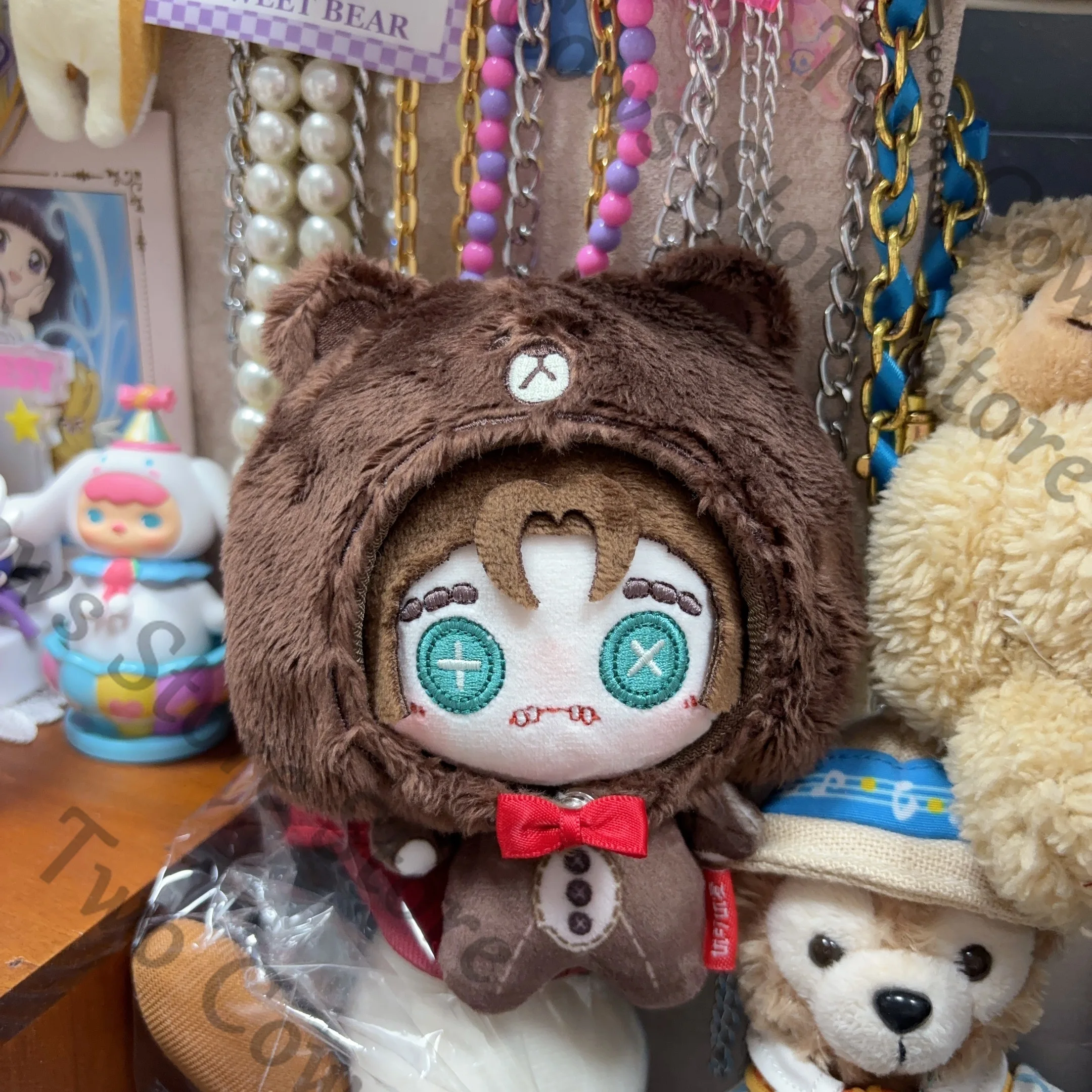 

Naib Subedar 10cm cotton doll Identity V Game ambitus cute Printed Figure pendant (detachable hat) delicacy Birthday gift
