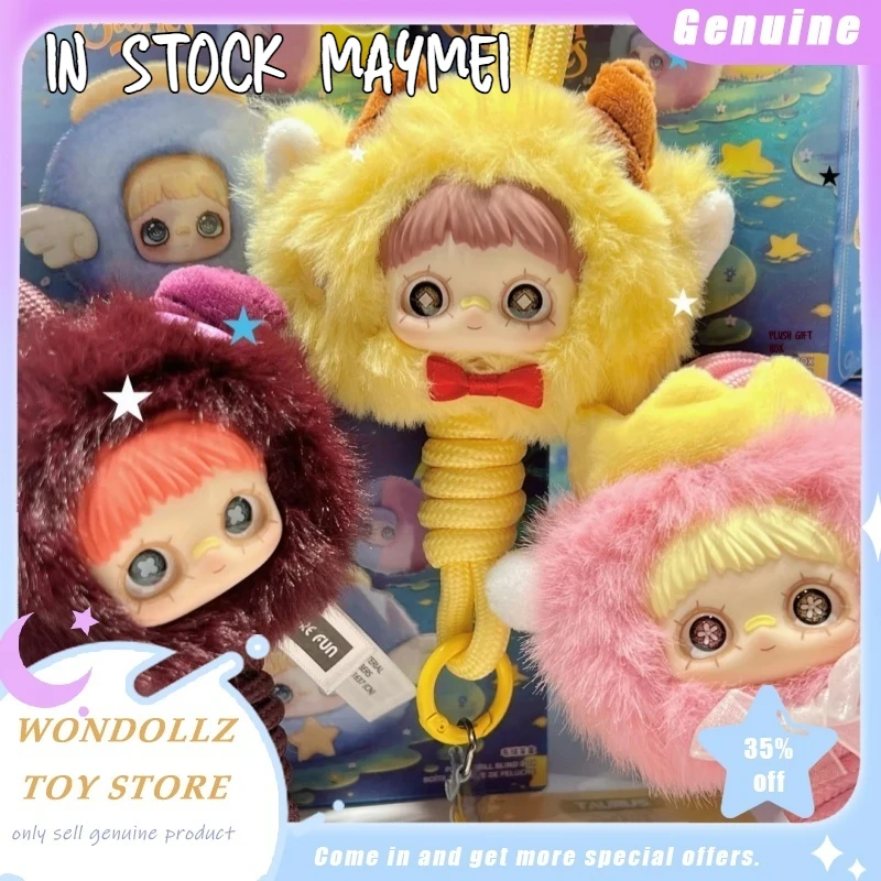 

New Genuine Maymei Blind Box Horoscope Stories Series Cute Vinyl Plush Doll Phone Lanyard Decoration Trendy Toy Halloween Gift