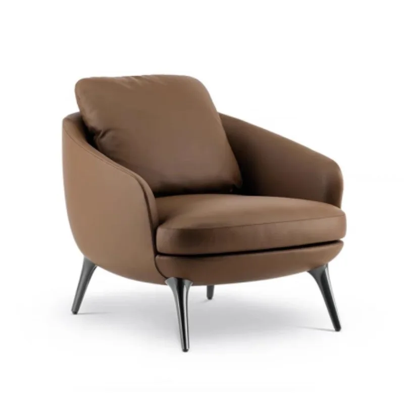 

Italian minimalist single sofa light luxury small apartment living room balcony home