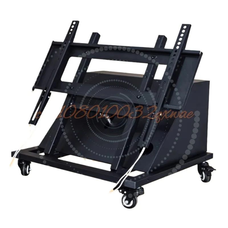 TV Bracket Floor Low Mobile Cart Stage Rostrum Meeting Reverse Look Pitch Angle Teleprompter Bracket Speech