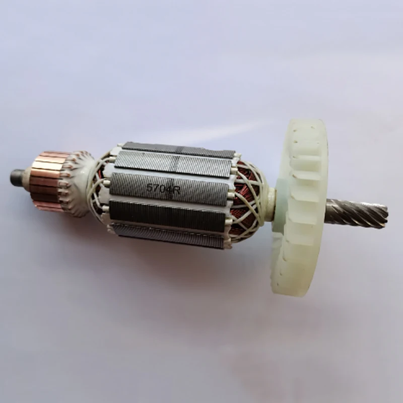 AC220-240V 9-Teeth Drive Shaft Circular Saw Armature Rotor for 5704R 5806R 5704RK 518629-3 516489-7 5806B