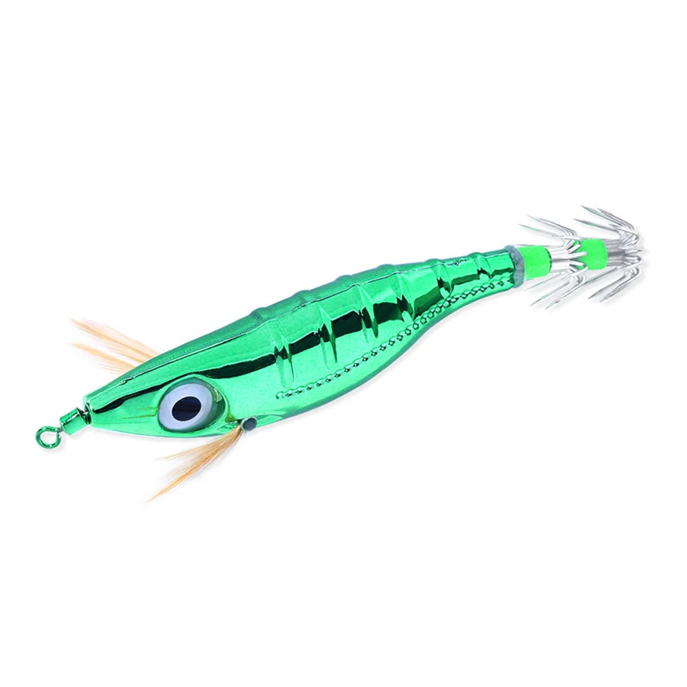 Fishing Bait Luminou Experience the Power of our 10cm/86g Fishing Bait Luminous Shrimp Lure Octopus Squid Jig Fish Hook