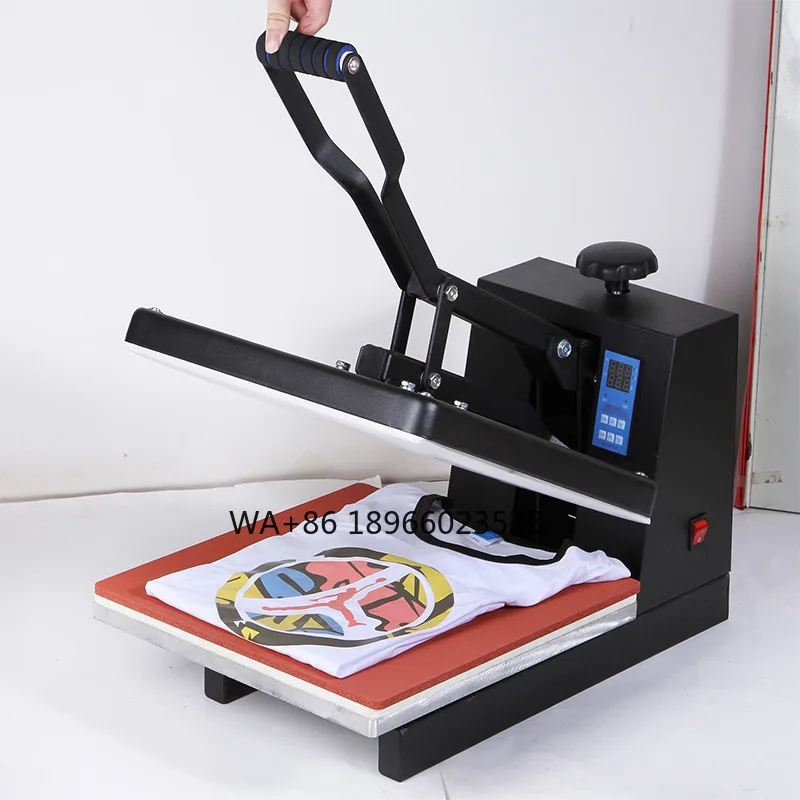 38*38CM Flat Heat Press Machine T-shirt Bag Phone Case Puzzle Glass Wood Rock Photo Heat Transfer Sublimation Printing Machine