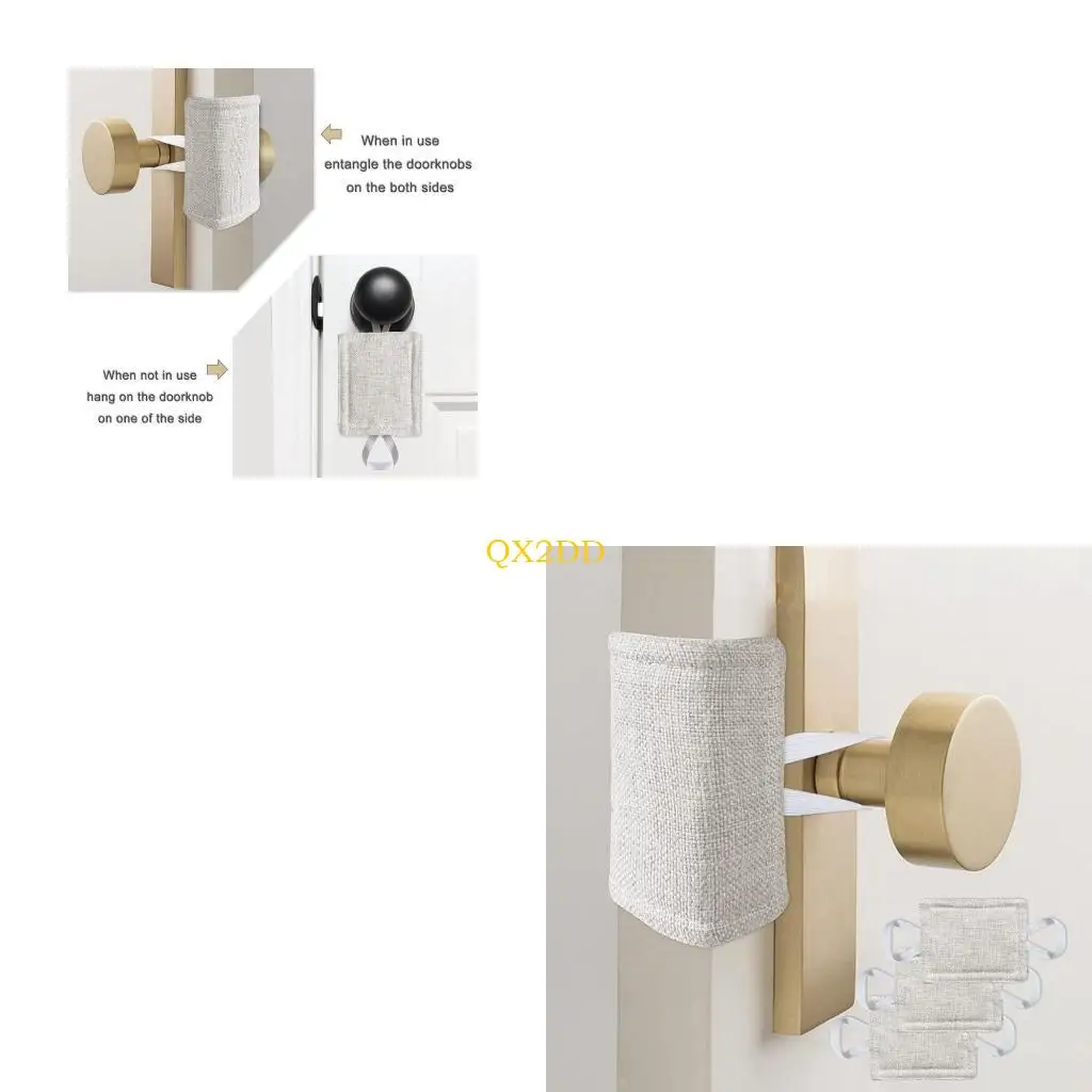 

QX2D 3pcs Baby Room Door Silencers Cushion for Soundproofing Bedrooms and Libraries