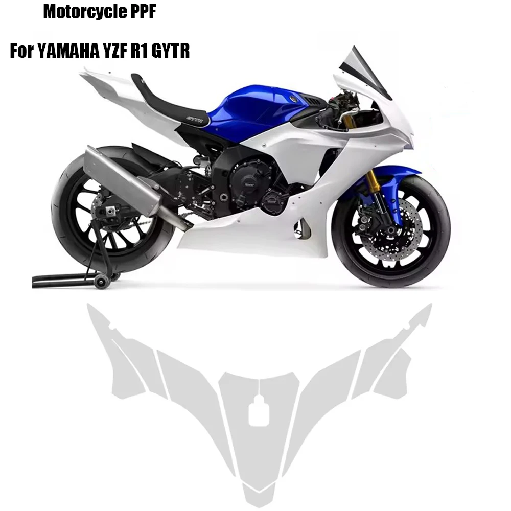 

For YAMAHA YZF R1 GYTR PPF Full Body Paint Protection Film Self-Healing Motorcycle TPU Scratch Resistant Kit 2020-2024