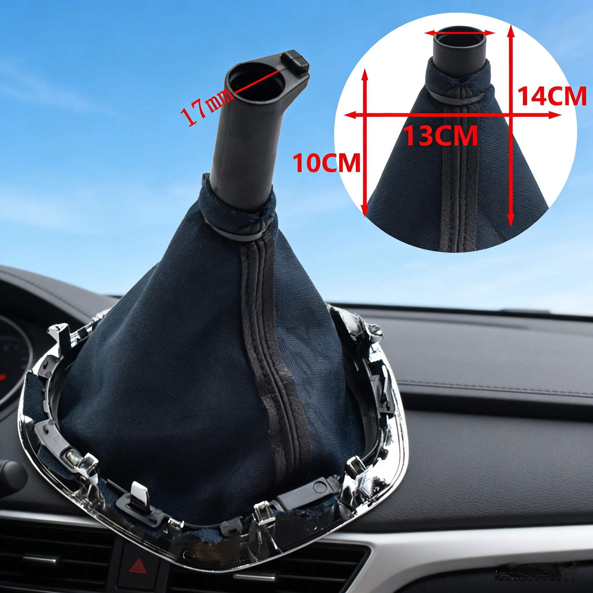 For Renault For Trafic III 2014-2019 5 Speed Manual Selector Car Change Gear Shift Knob Lever Change Gearbox Shifter Cover