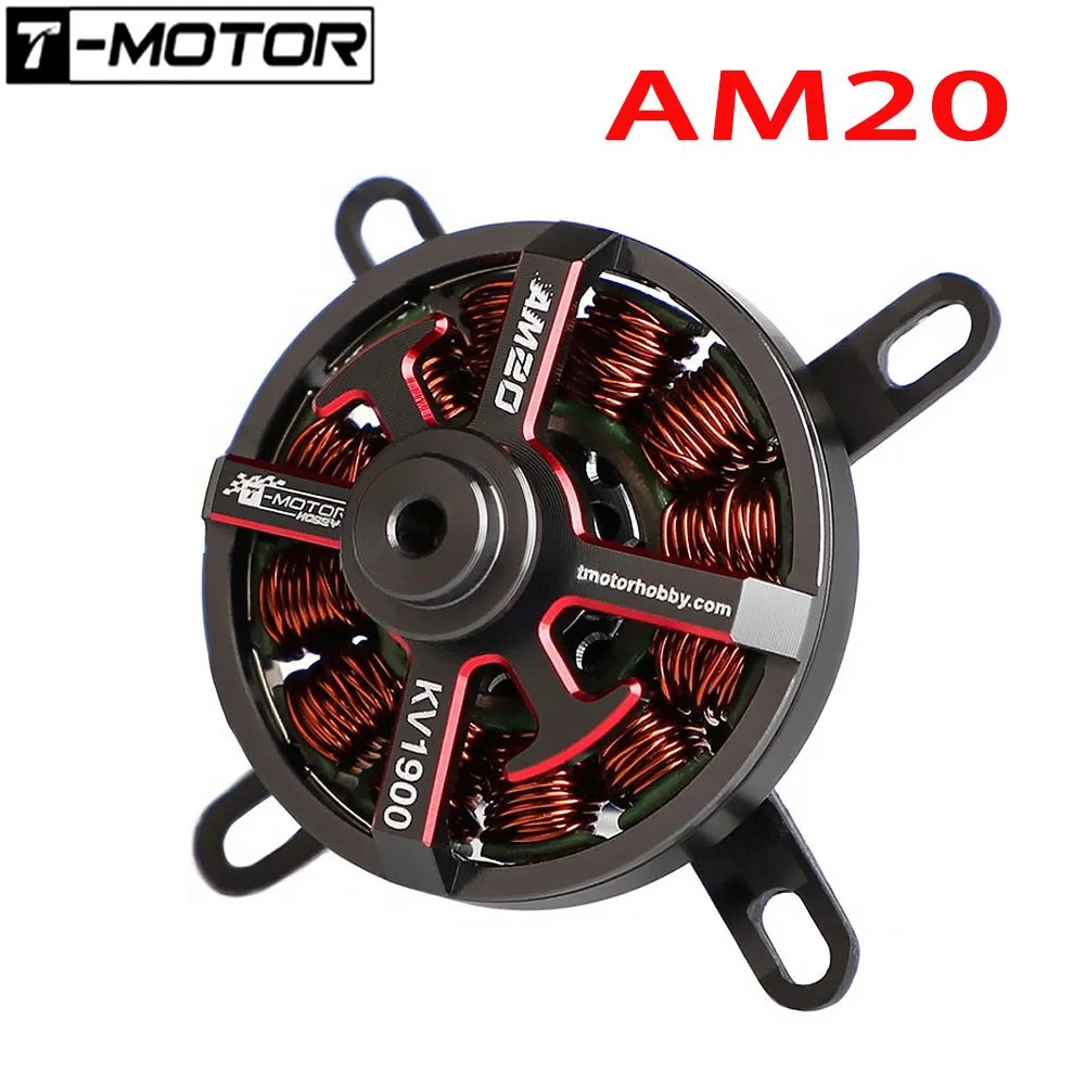 T-Motor Hobby Am20 1500KV/1900KV 1-2s Brushless Motor For RC Rigid Wing Aircraft Drone