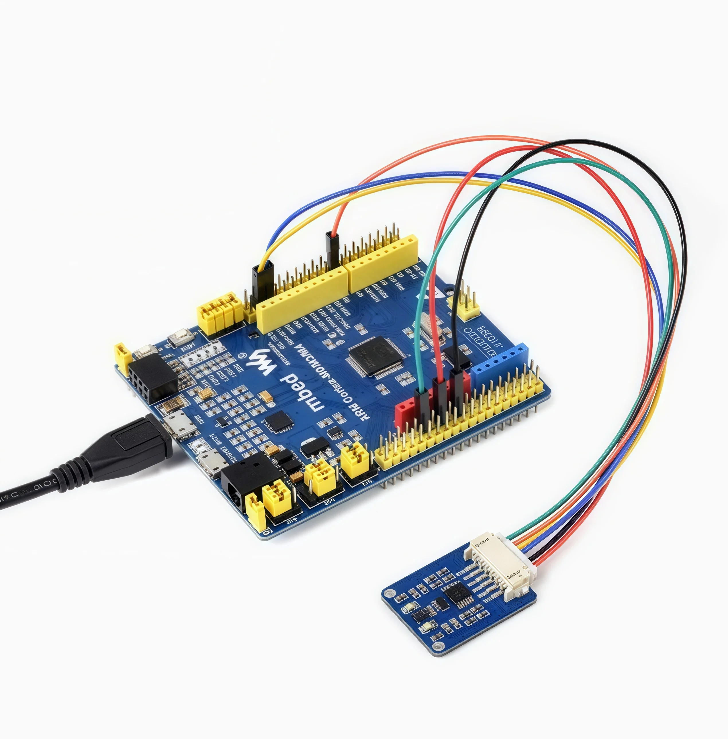 가시광선 센서 AS7341 색상 감지 I2C 제어는 라즈베리 파이 4 고정밀도를 지원합니다.