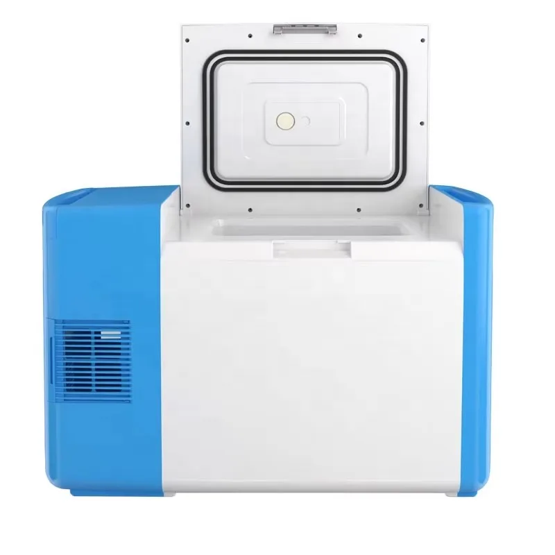 Mini Freezer -60°C 12/24V DC 25L Portable Car Refrigerator Medical Transport Freezer