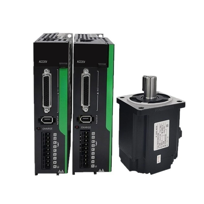 For AC Servo Motor 100w200w400w750w1kw AC Servo Motor Driver Set