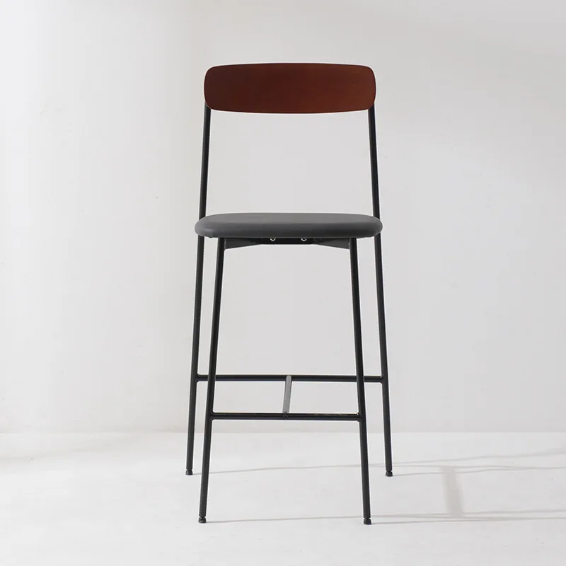 LMM,Home High Chair Nordic Creative Small Unit Light Luxury Bar Chair in Nordic