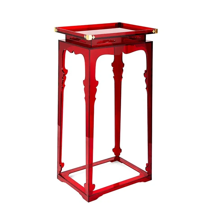 A Acrylic flower display stand, living room indoor flower pot stand, art flower stand