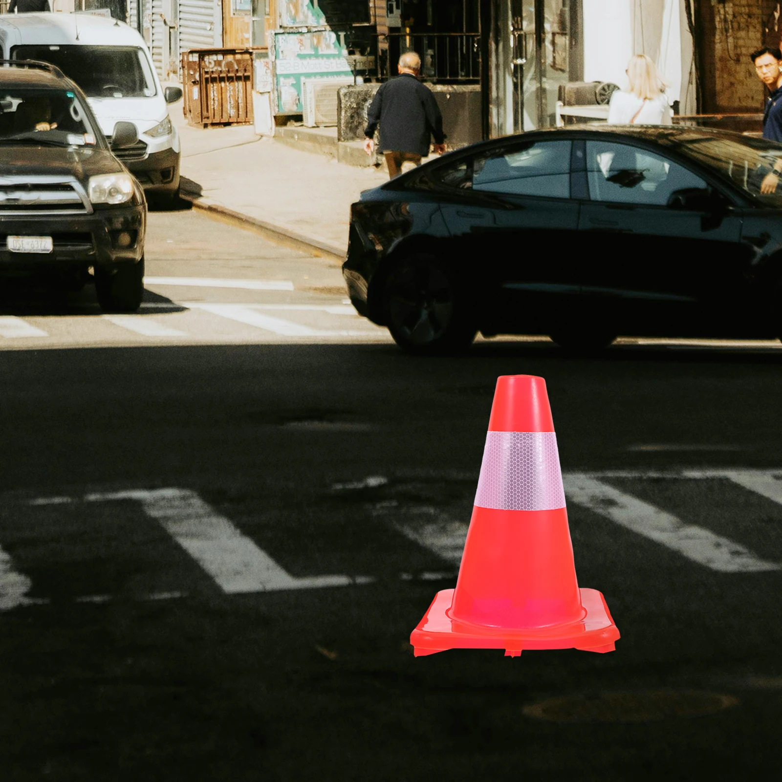 

Reflective Safety Plastic Traffic For Road Construction Parking Sports Training Highly Visible Night Warning Cones