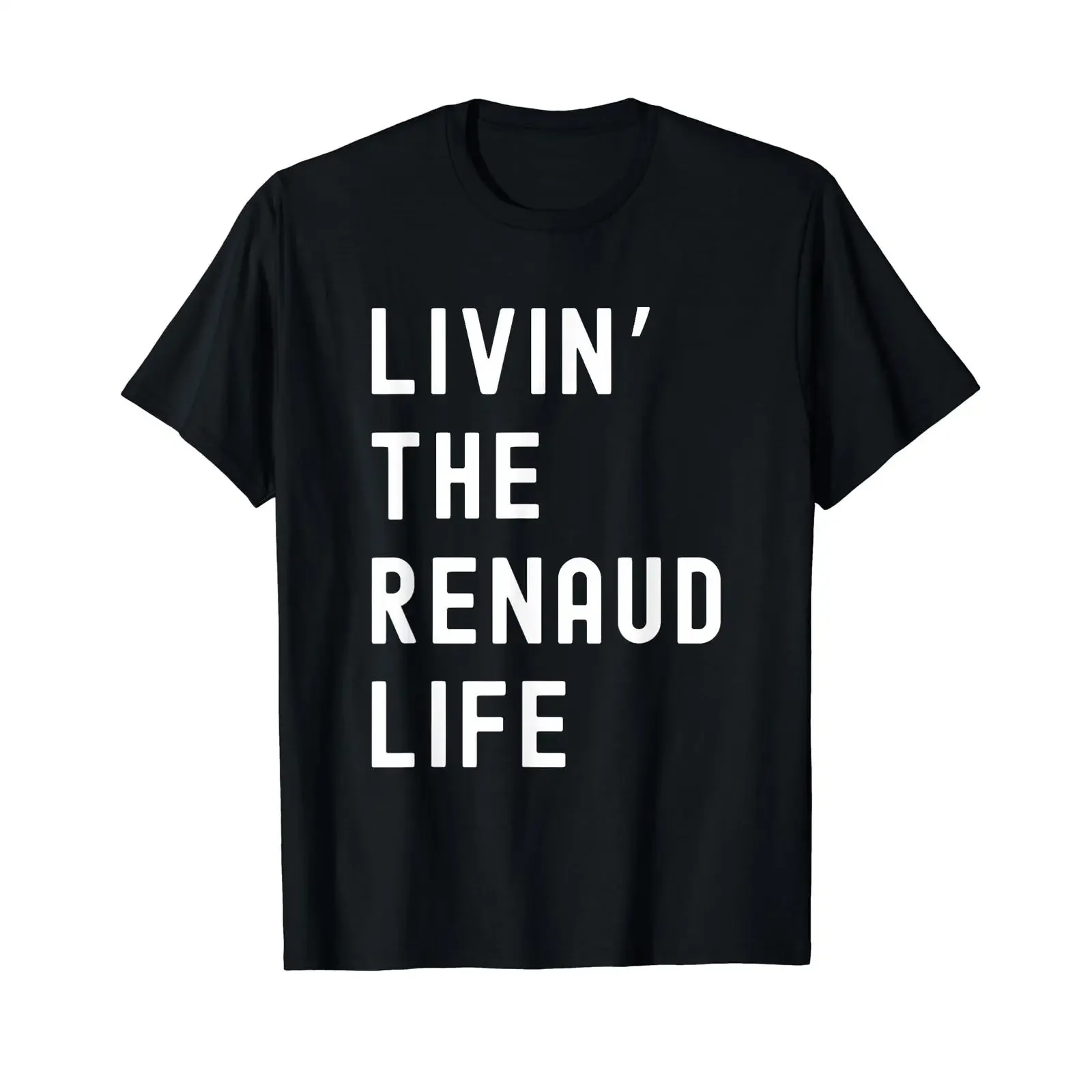 Renaud lebt das Leben – lustiger Name, erschwingliches T-Shirt, Vintage-Look, gewaschen, stilvoll, atmungsaktiv, lässig, bequem, leicht grafisch, weich.