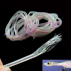 Fly Tying Midge Ribbing Nymph Streamer Body Material Pearl Flasher String Minnow Multicolor Tinsel PET Mesh Tube Braid Tube