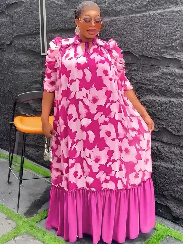 

African Dresses For Women Muslim Fashion Abayas Boubou Dashiki Ankara Outfits Evening Gown Dubai Kaftan Abaya Robe Marocaine