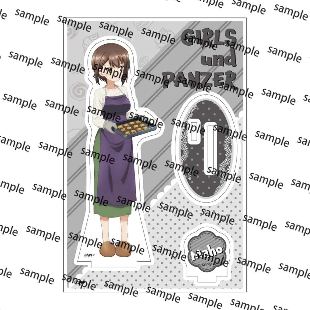 Cartoon Anime GIRLS Und PANZER Keychain Figure Acrylic Pendant Jewelry CollectionsProps friend Toy Gift