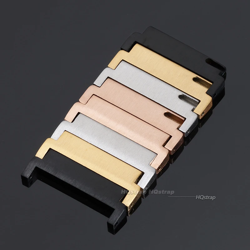 2pcs Strap Adapters Stainless Steel Watchband Connector 20mm To 18mm 20mm 22mm To 22mm 22mm To 20mm Quick Release Pin Connectors