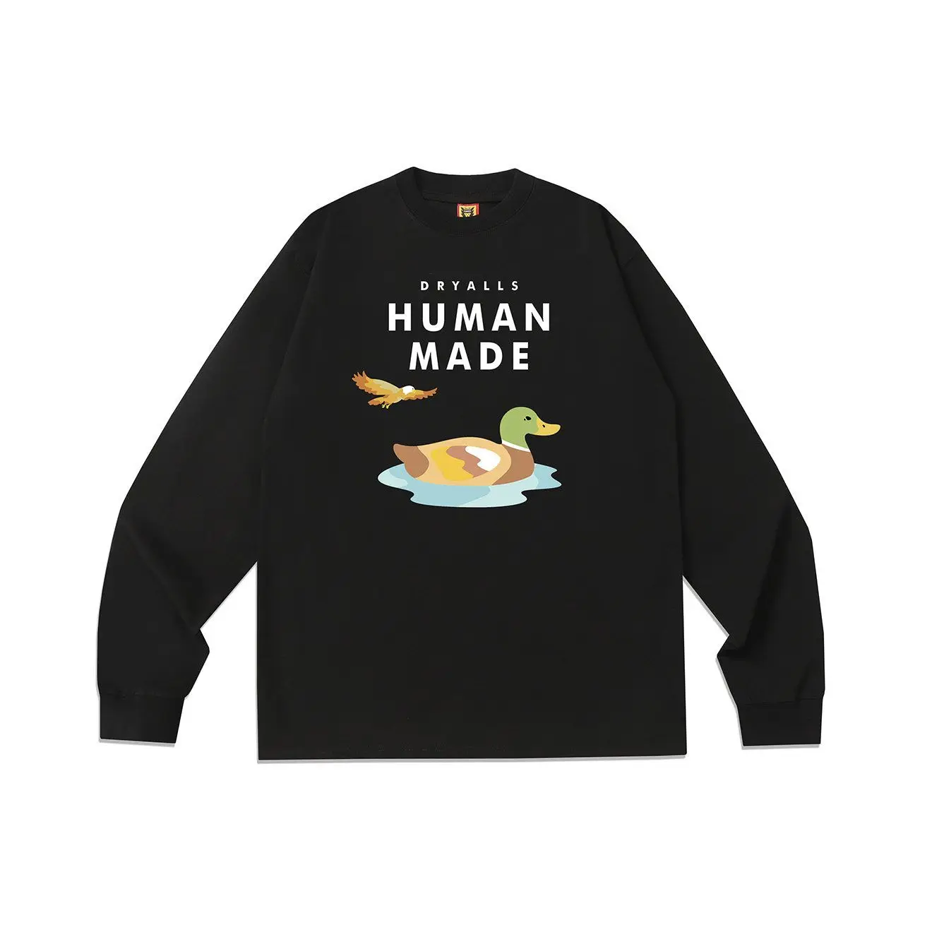 Human Made Duck Crewneck Sweatshirt Logo Print Loose Long Sleeve Unisex Top