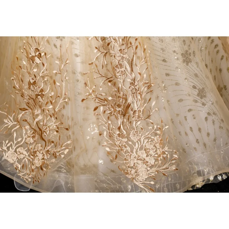 Vestidos de festa dourados 15 vestido quinceanera fora do ombro vestido de baile renda vintage vestido quinceanera plus size personalizado