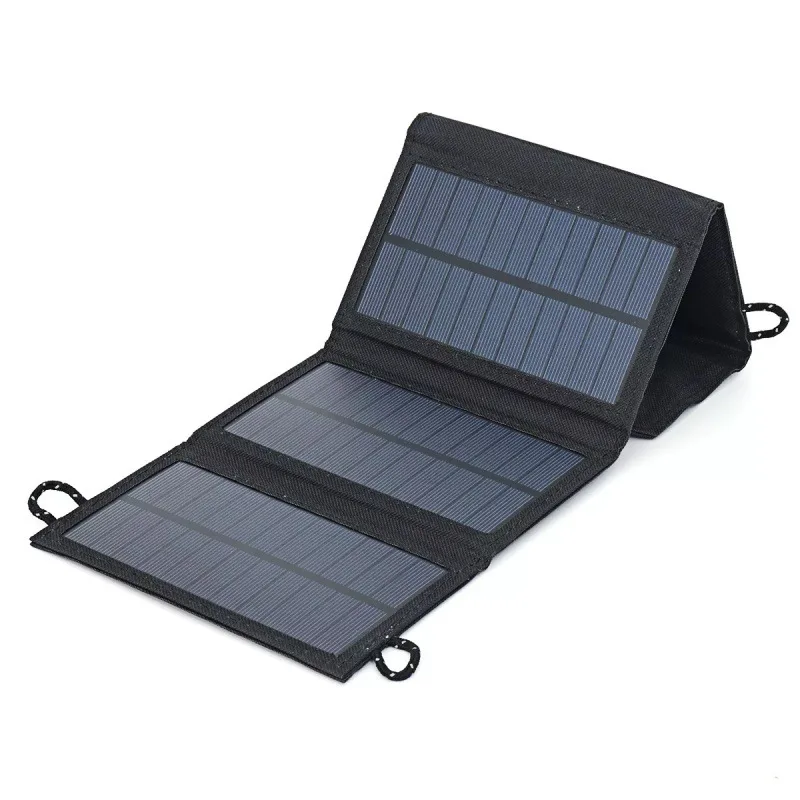 Solar Panel Charging Mobile Phone Solar Folding Pack 10W6V Solar Folding Outdoor Portable Charging Panel