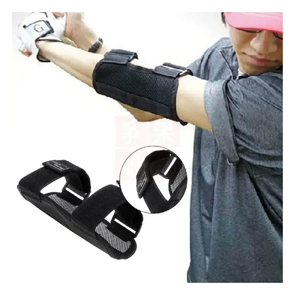 Golf Swing Training Aid Elbow Golf Beginners Swing Trainers Brace Arc Corrector Swing Training Straight Practice Trainer