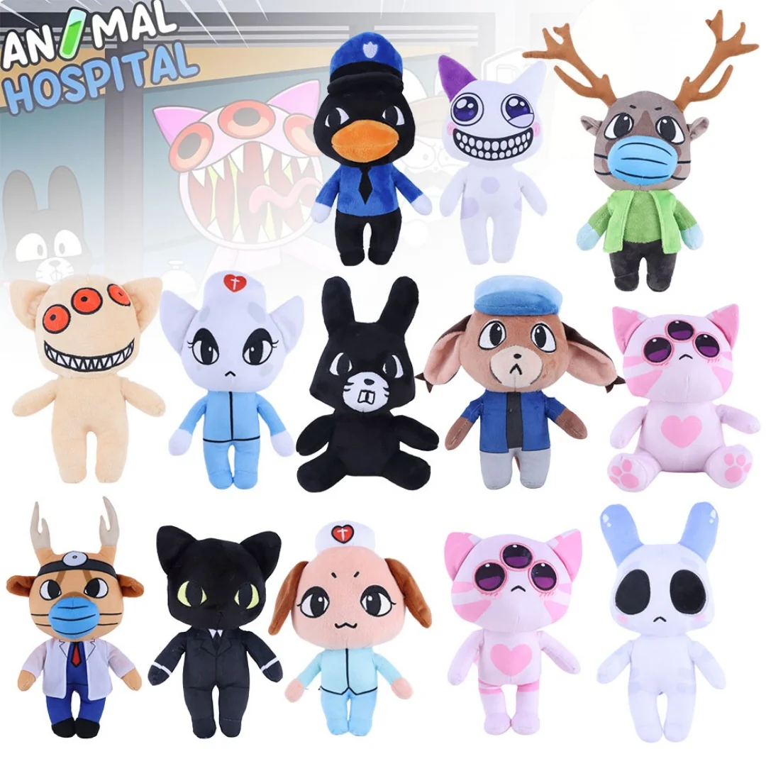Kawaii Chibi Tierklinik Plüschtier Spiel-Merchandise Ratthew Tiny Anomaly Three Eyes Anomaly Ron Geburtstags-Weihnachtsgeschenk für Kinder und Fans – Detail 1