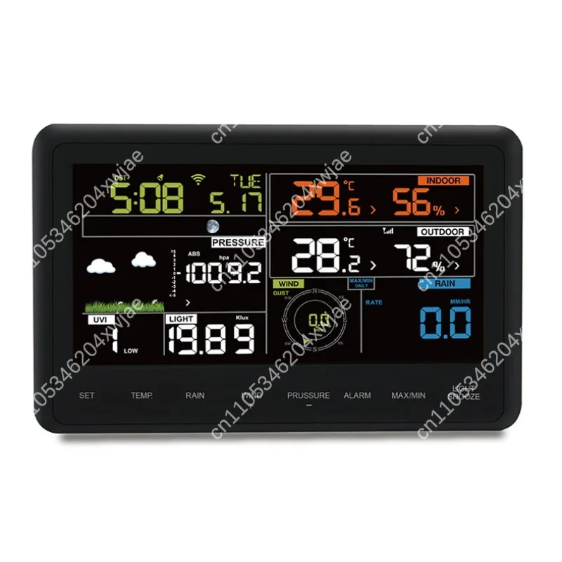 Wireless WiFi Weather Station Temp Humidity Wind Speed Rain Light Meter