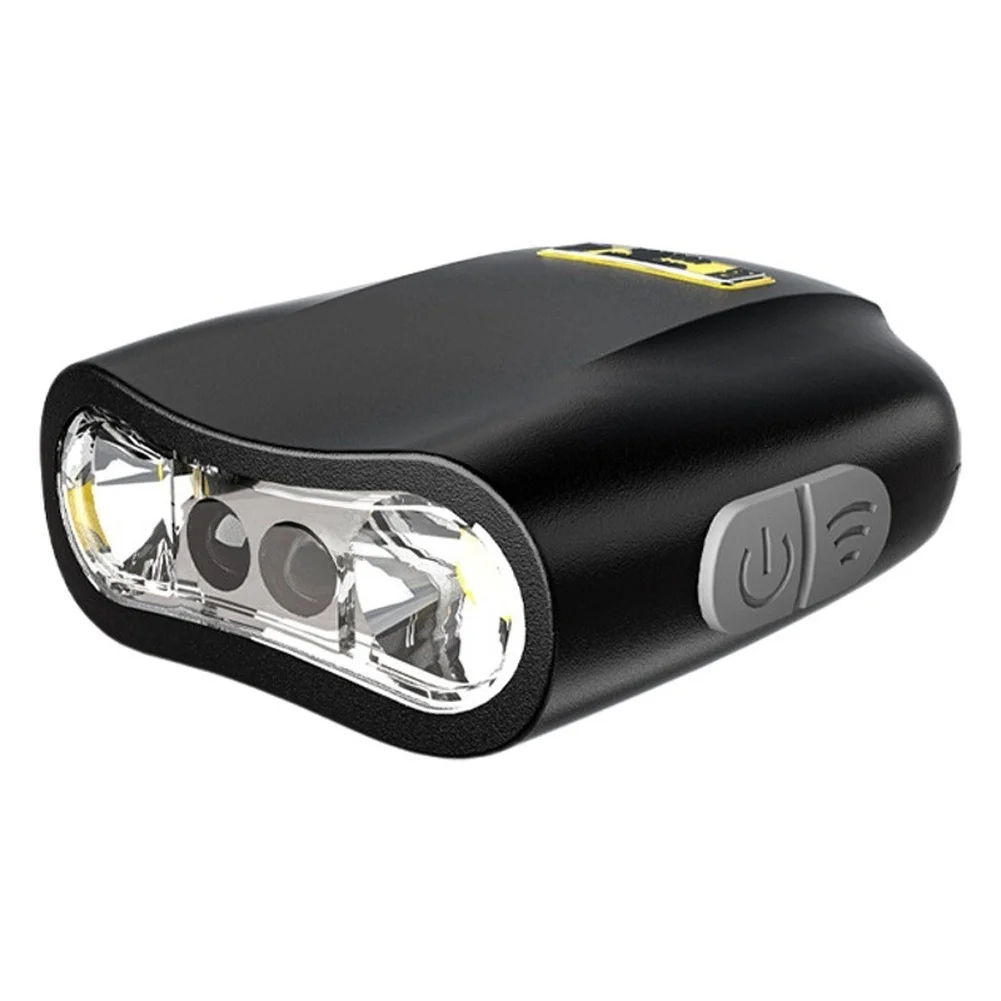 Motion Sensor Cap Clip Light Camping Trip 90 Angle Adjustment 2 Brightness Levels Lightweight 20g ABS Material