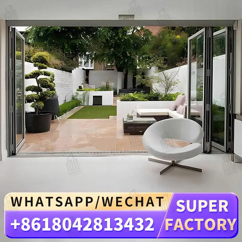 

Customizable Multi function European Style Windows Foldable Door Ideal for Office Spaces Factory Direct Sale Windows Foldable Do