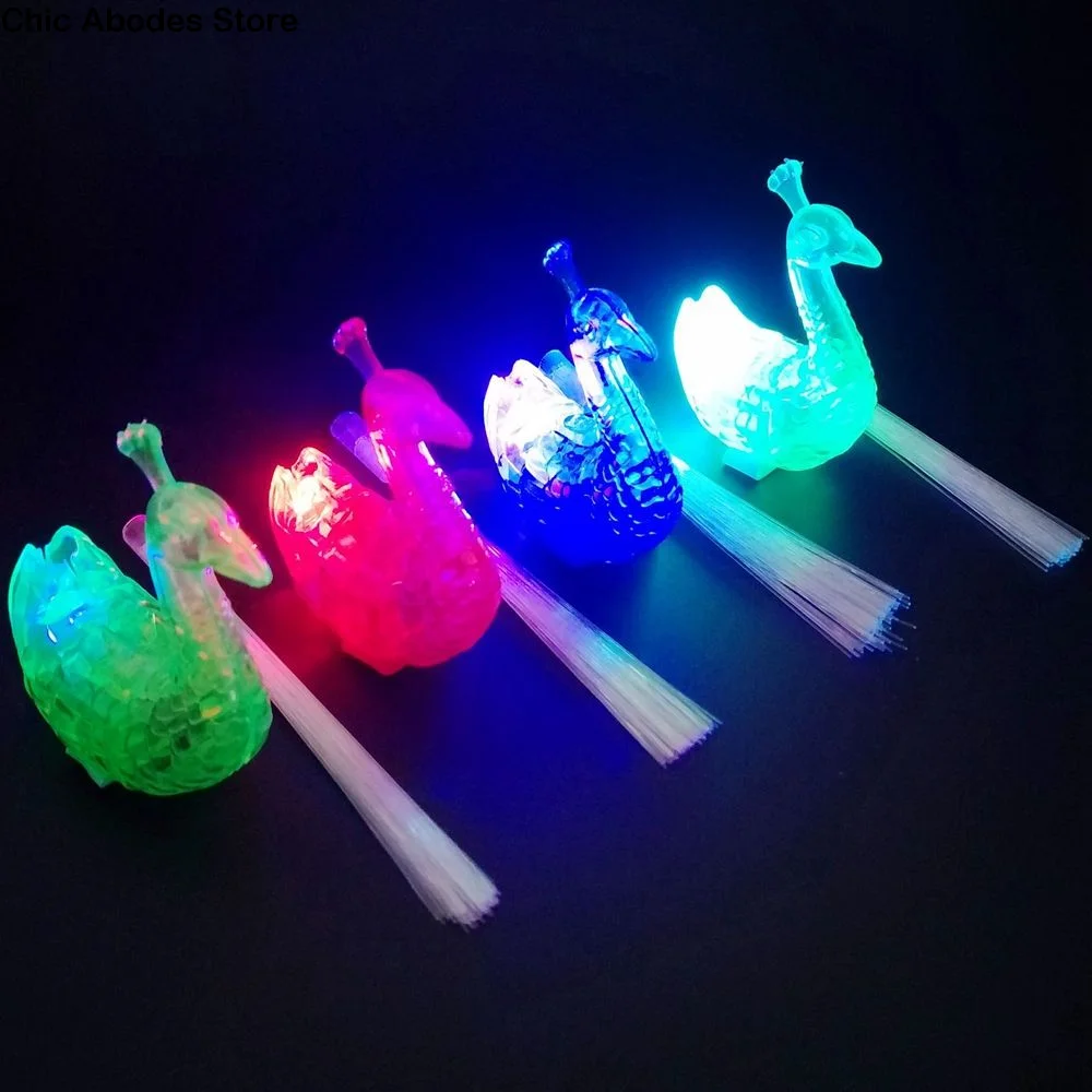 

Lighting In The Dark Home Decoration Christmas Party Supplies LED Lights Flash Lamp Luminous Peacock Glow