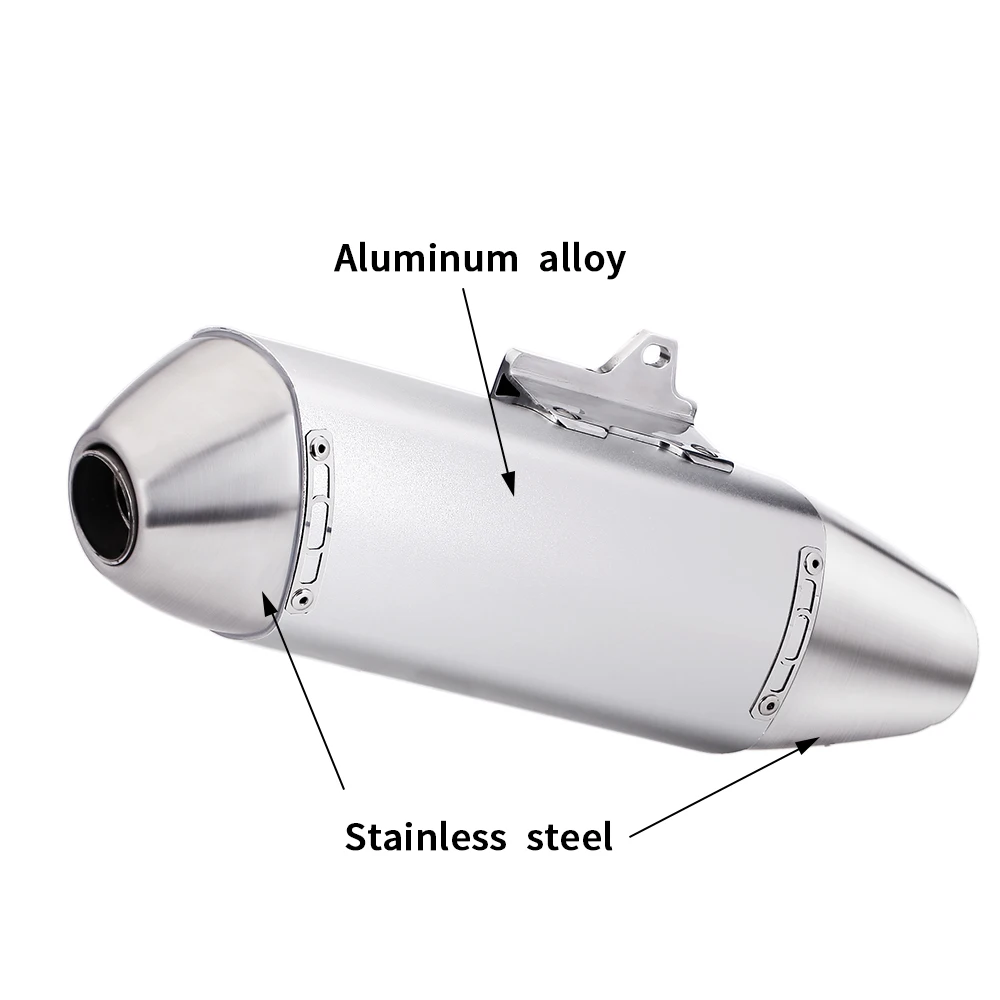 

51mm Motorcycle Exhaust Muffler Pipe Escape Moto Universal for CRF150 EXC WR450 RC390 CRF250 CRF300 ADV150 R3 ZX4R