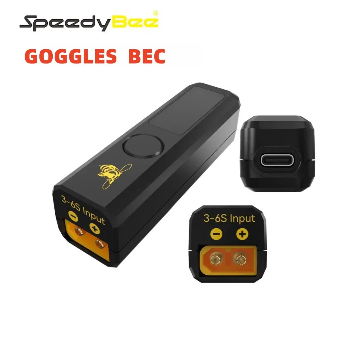 RunCam SpeedyBee Goggles BEC 3-6S 20W carga rápida para DJI Goggles2 / V2 alarma de bajo voltaje FPV Drone Quadcopter