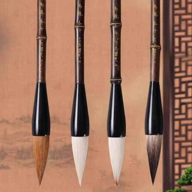 Chinesische Kalligraphie Pinsel Stift Große Regelmäßige Skript Malerei Schreiben Zeichnung Pinsel Trichter-förmigen Caligrafia Handwerk Liefert – Detail 8