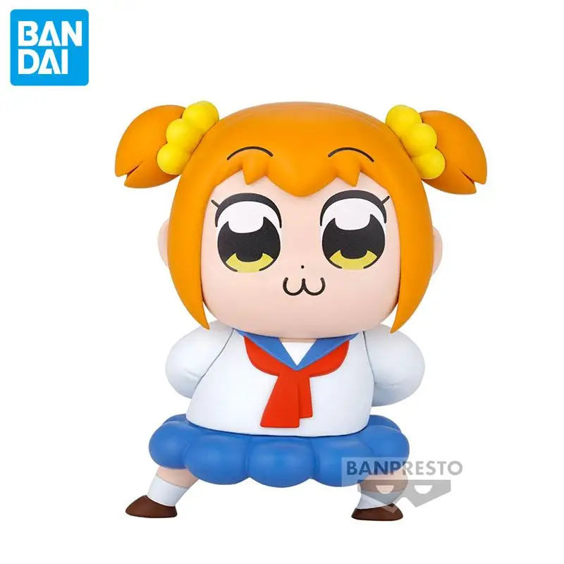 In Stock Bandai Banpresto Pop Team Epic Popuko Pipimi Anime Characters Cute Kawaii Character Model Toys Gifts for Kids